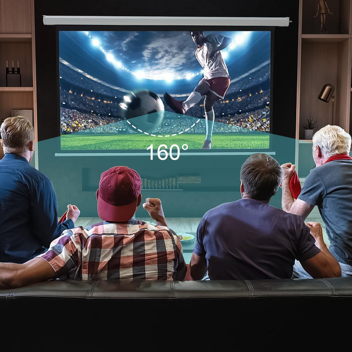 YODOLLA Pantalla de Proyector Motorizada 100" 16:9, 4K 3D HD, P...