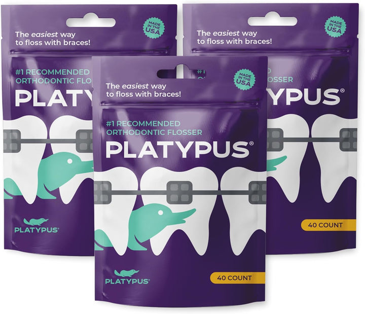 Platypus Hilo dental de ortodoncia para aparatos ortopédicos, 40 un...