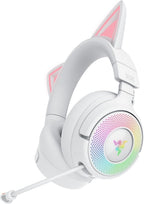 Auriculares inalámbricos Razer Kraken Kitty V3 Pro con RGB, Blanco
