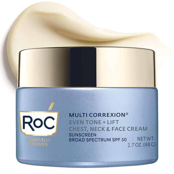RoC Multi Correxion 5 en 1 Crema Hidratante para Pecho, Cuello y Ro...
