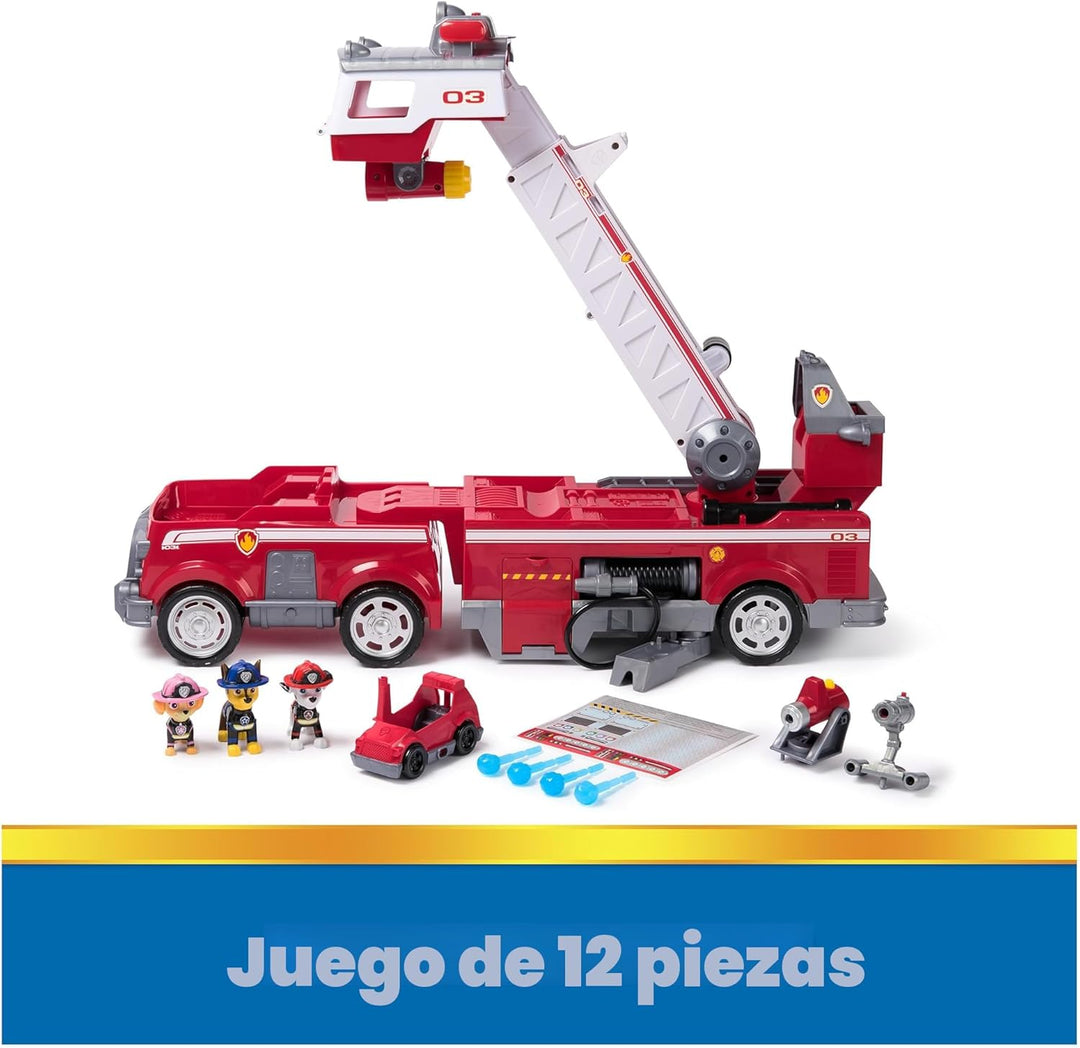 PAW Patrol Ultimate Rescue - Camión de bomberos con escalera de 2 p...