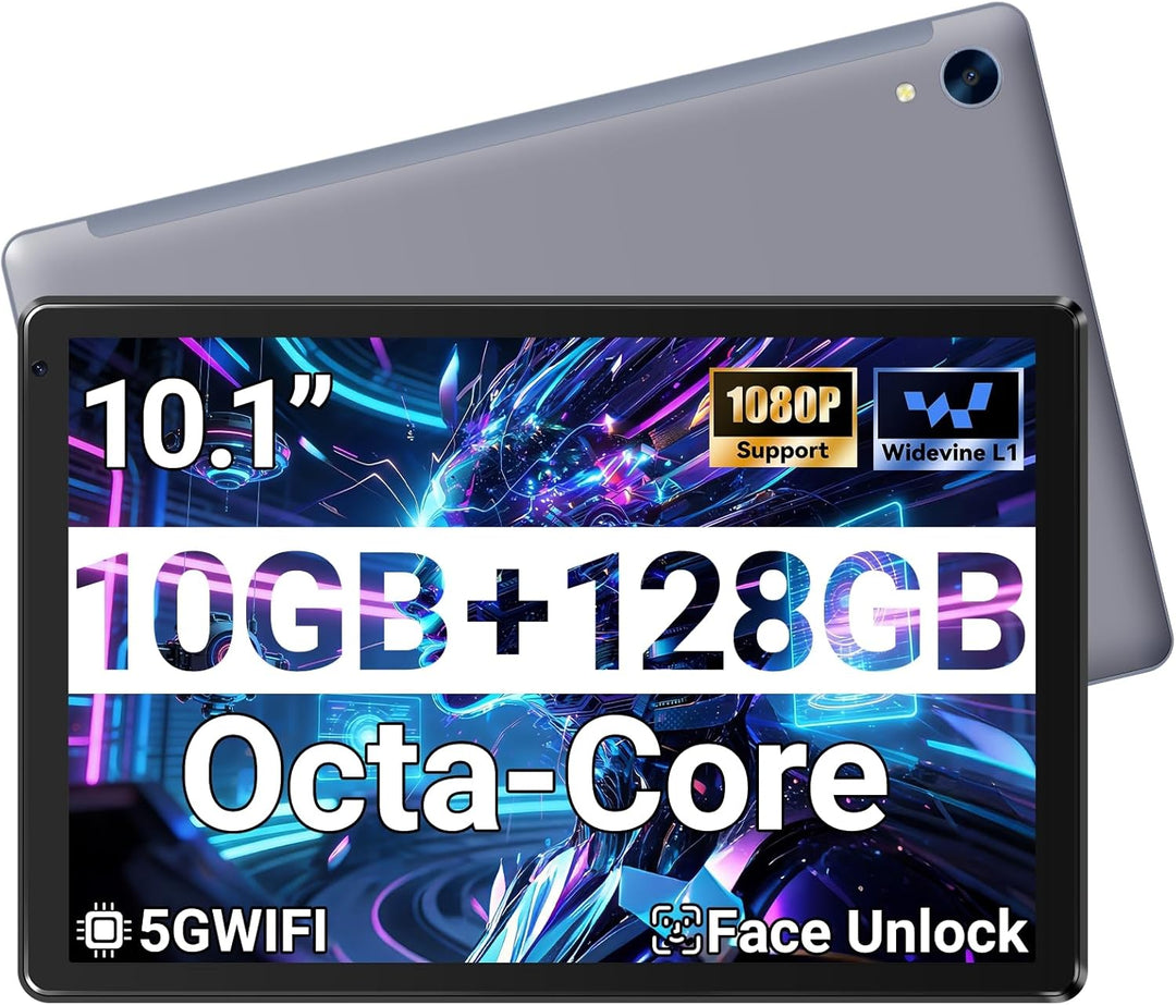 MUISOO Tablet Tablet Android de 10.1", procesador Octa-Core, 10...