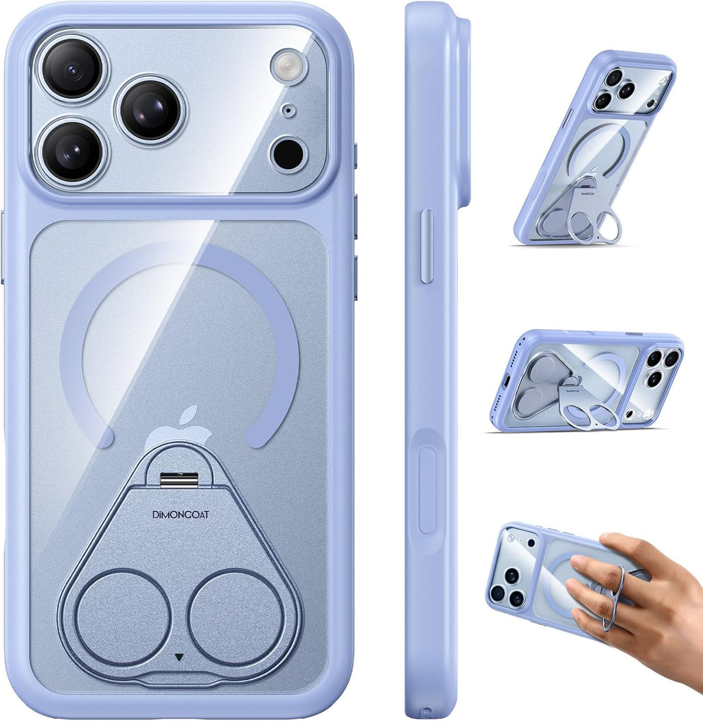 Funda magnética y de 360° sin costuras para iPhone 18 Pro Max, color azul
