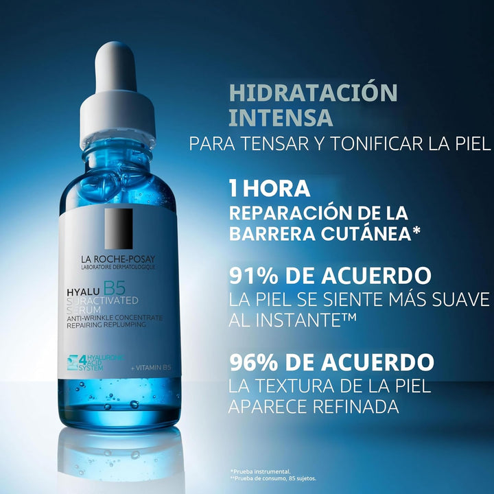 La Roche-Posay Hyalu B5 Pure Hyaluronic Acid Serum for Face, Vitami...