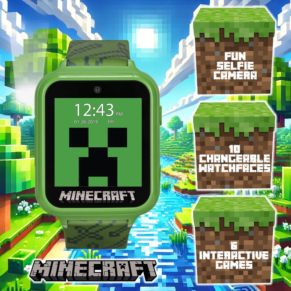 Reloj inteligente Minecraft para niños Reloj interactivo
