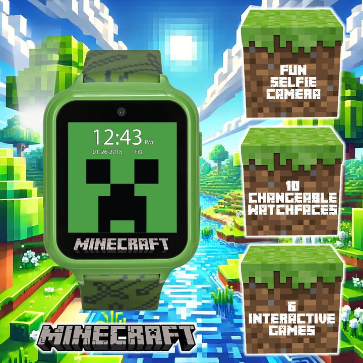 Reloj inteligente Minecraft para niños Reloj interactivo