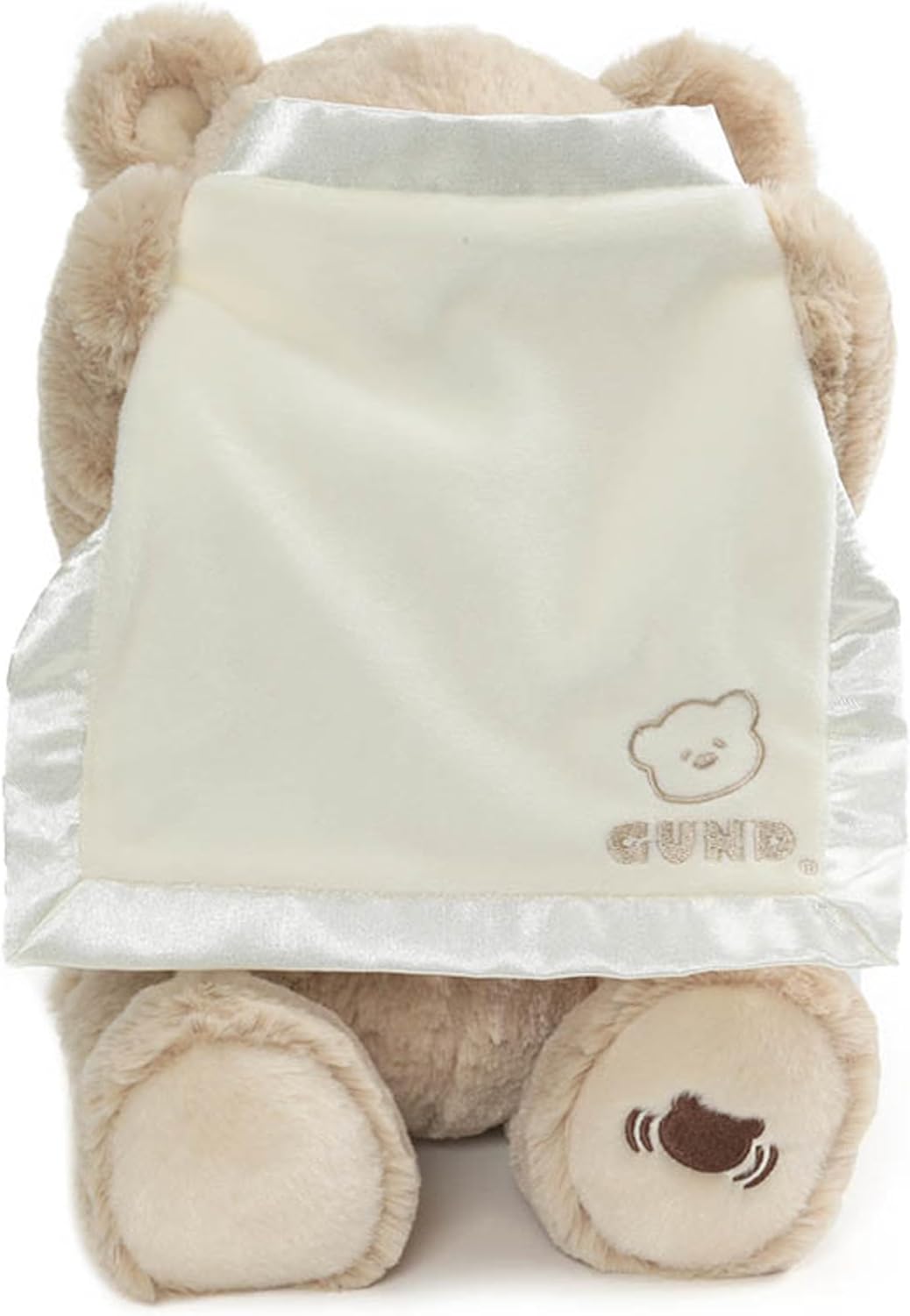 GUND Peek-A-Boo - Oso de peluche animado para bebés y