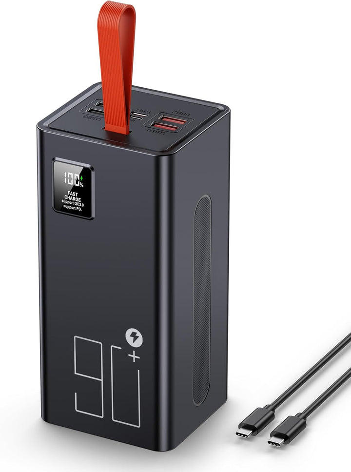 Relliphent Cargador portátil de 90000 mAh, 30 W PD QC 3.0 cargador...