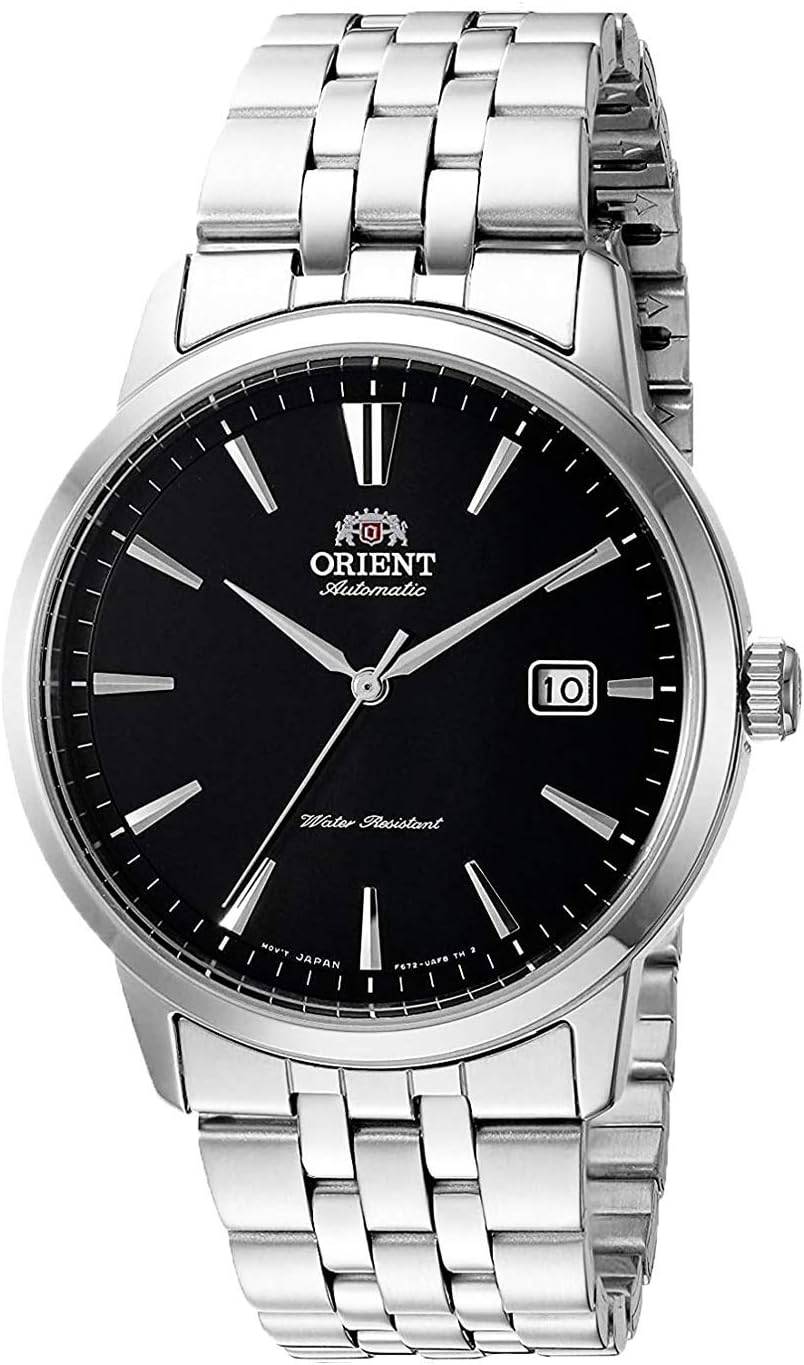 Orient Symphony 3 | Movimiento automático/cuerda manual | Diámetro de la caja de 1.638 in | Caja de acero inoxidable | Reloj de vestir