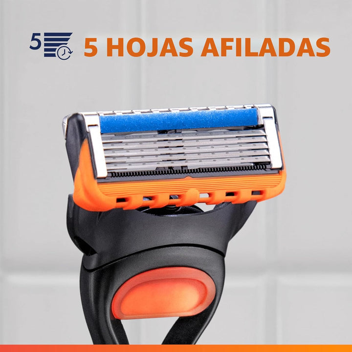 Gillette Fusion5 - Recambios de cuchilla de afeitar para hombre, 10...