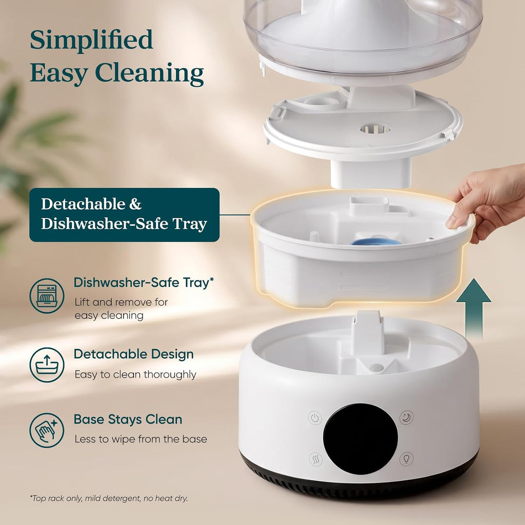 LEVOIT Humidificador inteligente para dormitorio, 4.2L llenado superior