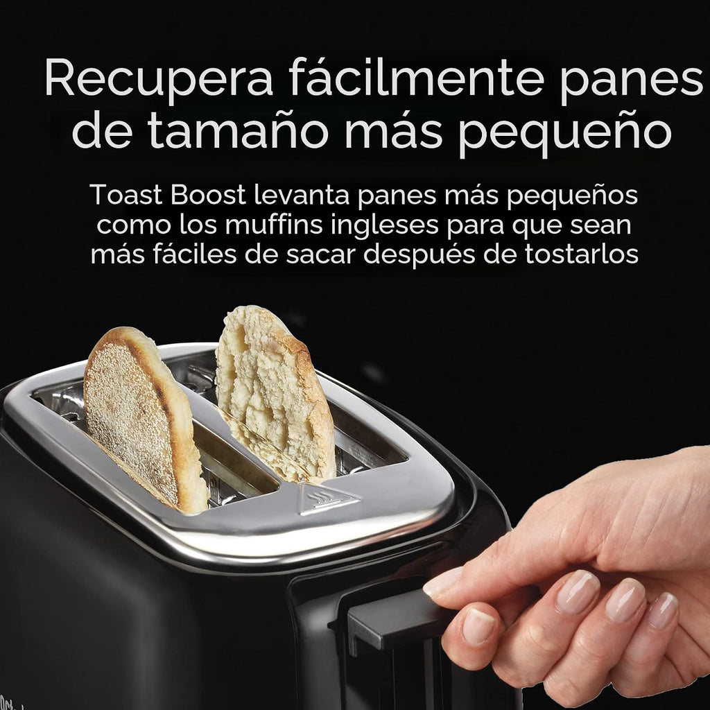 Proctor Silex Tostadora de 2 rebanadas con ranuras extra anchas para bagels