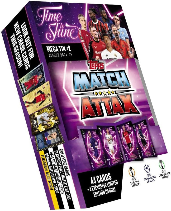 Topps Match Attax 24/25 - Mega lata aleatoria - Contiene