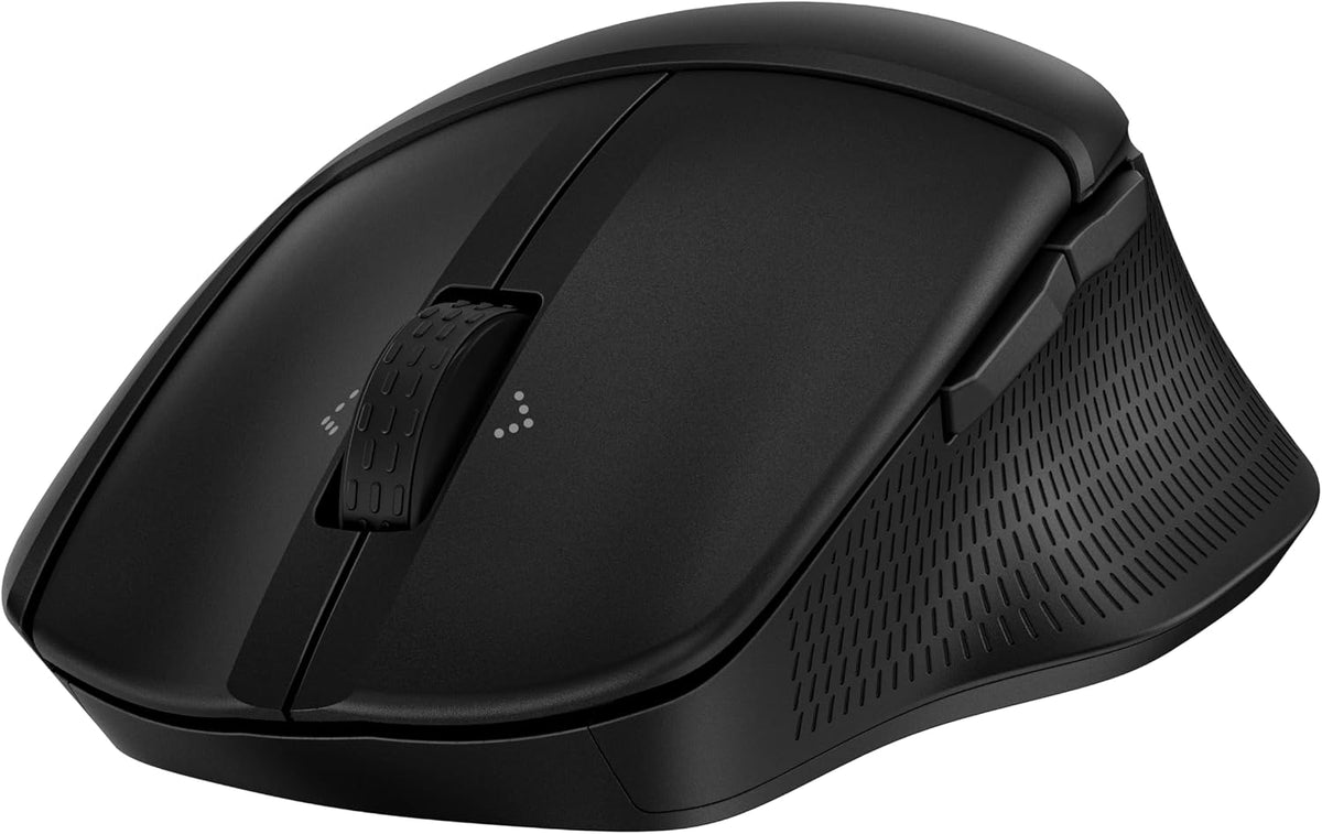 HP Ratón Bluetooth 480 Comfort - Forma contorneada - Conecta hasta 3 dispositivos a través de botones programables Bluetooth® 5.3-6 - Compatible con varios sistemas operativos - Agarres laterales