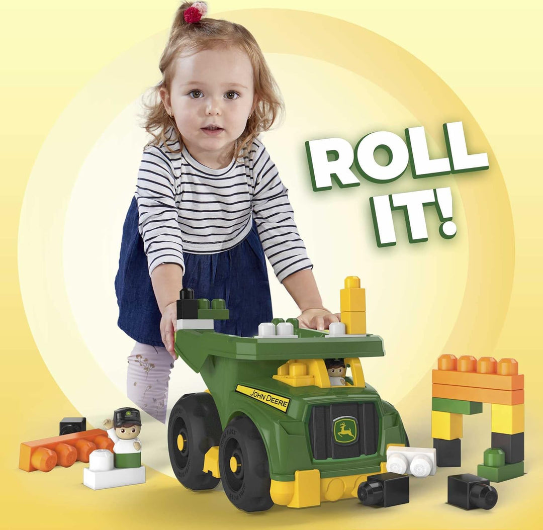 MegaBloks John Deere Dump camión verde