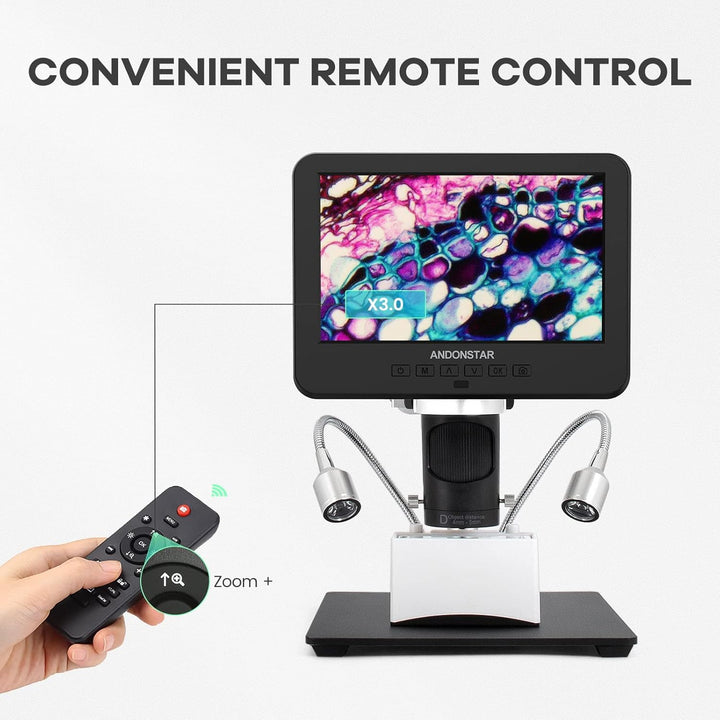 Andonstar AD246S-M - Microscopio digital HDMI 2000x para