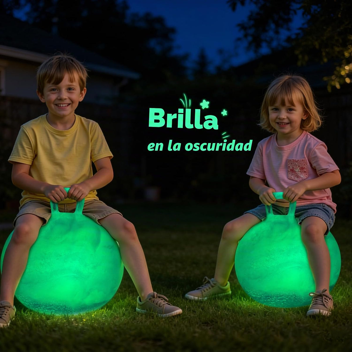 Bola de tolva que brilla en la oscuridad para niños de 3 a 8 años