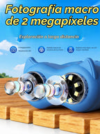 Microscopio digital para niños con telescopio, microscopio de mano Ashfly 1000X con foto de pantalla y video, juguetes educativos STEM para niños de 4 a 12 años, regalo para niños y niñas, exploración