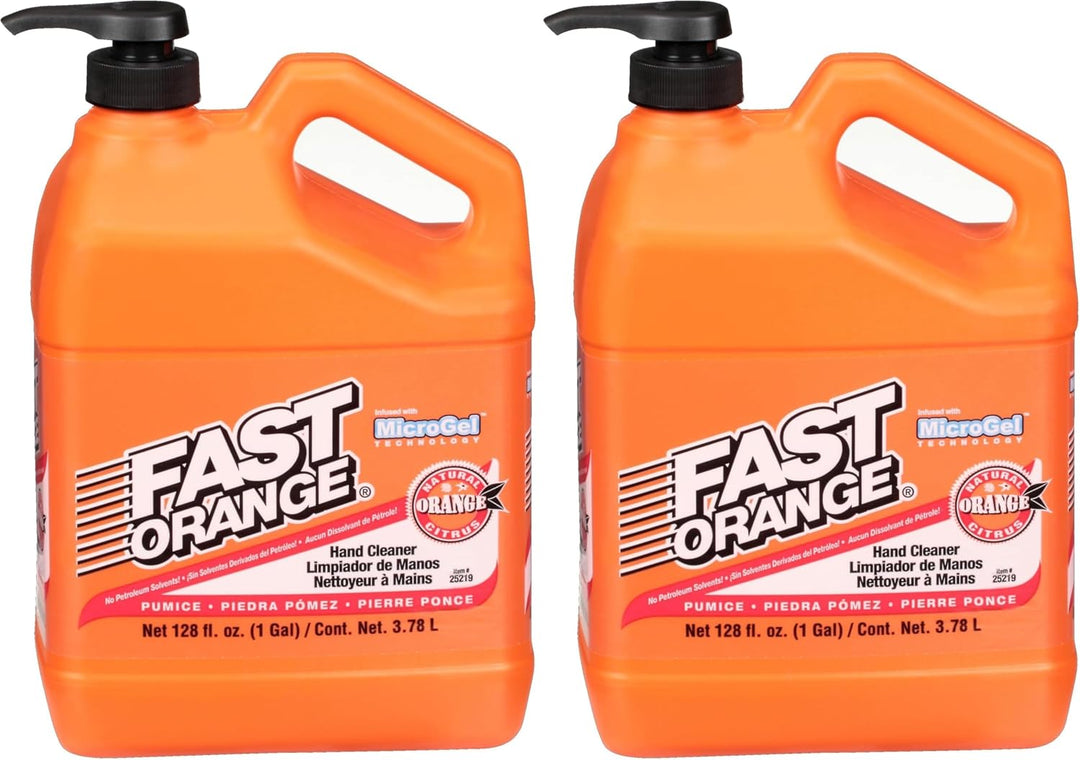 Fast Orange Permatex 25219 Loción Limpiadora de Manos con Piedra Pó...