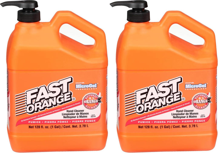 Fast Orange Permatex 25219 Loción Limpiadora de Manos con Piedra Pó...