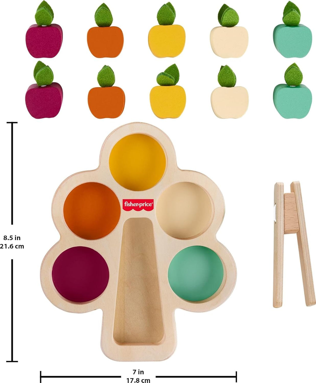 Fisher-Price Árbol de clasificación de juguetes Montessori