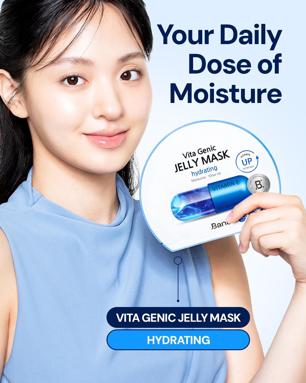 Bano Vita Genic Jelly Mascarilla Hidratante Facial 10EA \u2013 Masc...
