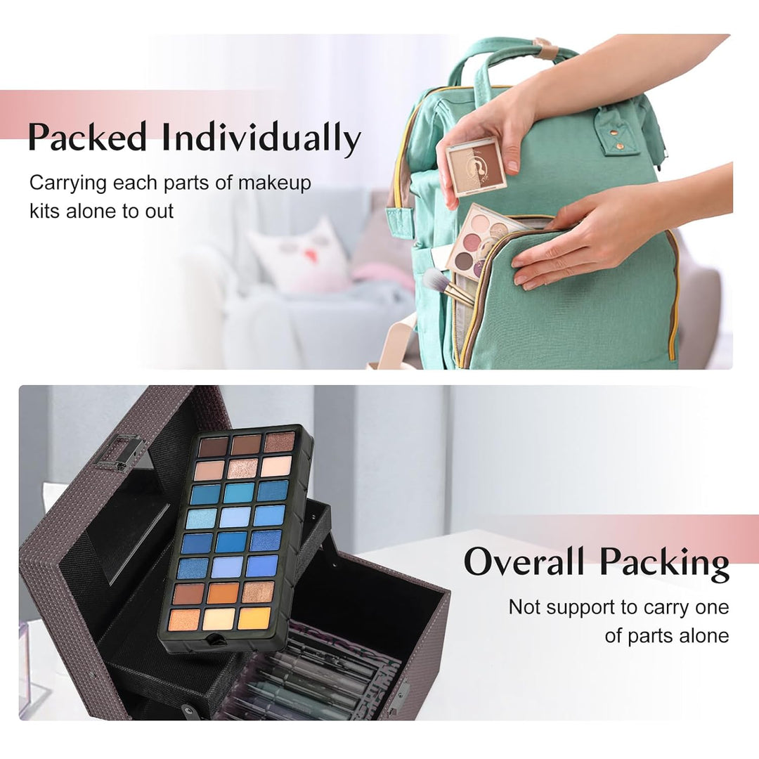 Kit de Maquillaje Todo en Uno Color Nymph para Chicas Adolescentes,...