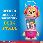 P.M.I. PAW Patrol - Paquete de 6 figuras de acción coleccionables con libros de cuentos ocultos, juguetes para niños y niñas de 3 a 8 años, licencia oficial, incluye Chase, Marshall, Skye, Rubble, Rocky y Liberty