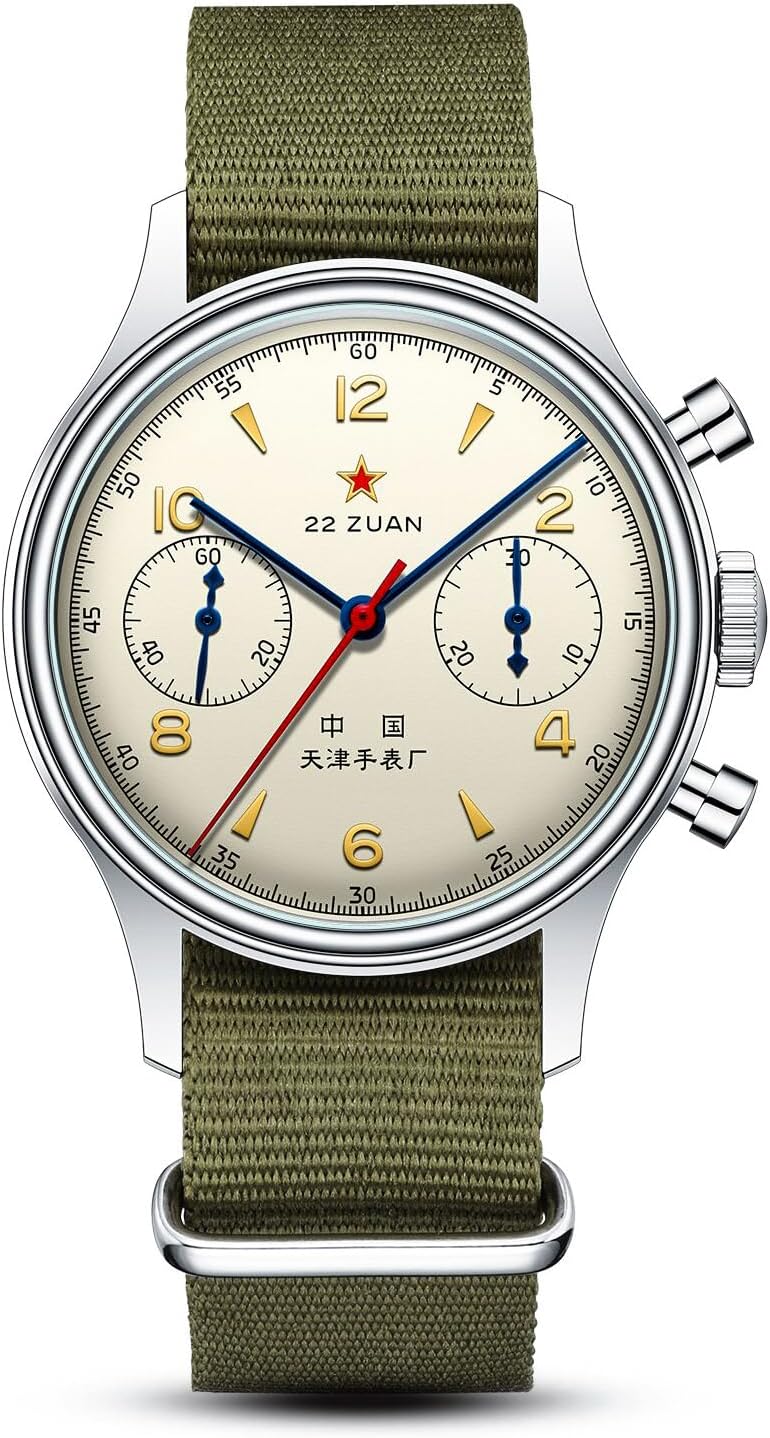 Reloj de pulsera mecánico para hombre SEA-GULL, reloj de piloto cronógrafo de aviación Seagull 1963, cuerda manual, edición internacional GD 1963, ST1901