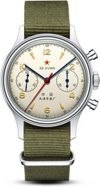 Reloj de pulsera mecánico para hombre SEA-GULL, reloj de piloto cronógrafo de aviación Seagull 1963, cuerda manual, edición internacional GD 1963, ST1901