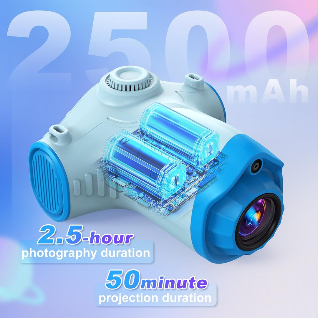 Cámara para niños, cámara para niños con proyector, ofrece proyecci...
