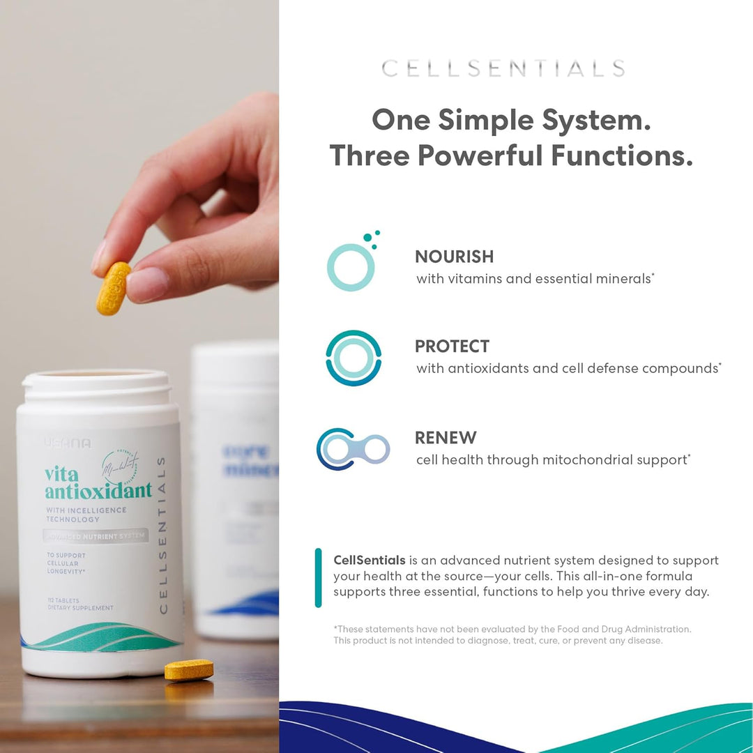 USANA CellSentials - Core Minerals y antioxidante Vita con tecnolog...