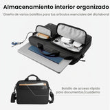 tomtoc A33 - Bolsa de hombro delgada para laptop de 13-14 pulgadas...
