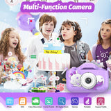 Goopow - Cámara selfie digital para niñas de 3 a 9 años, juguete de...