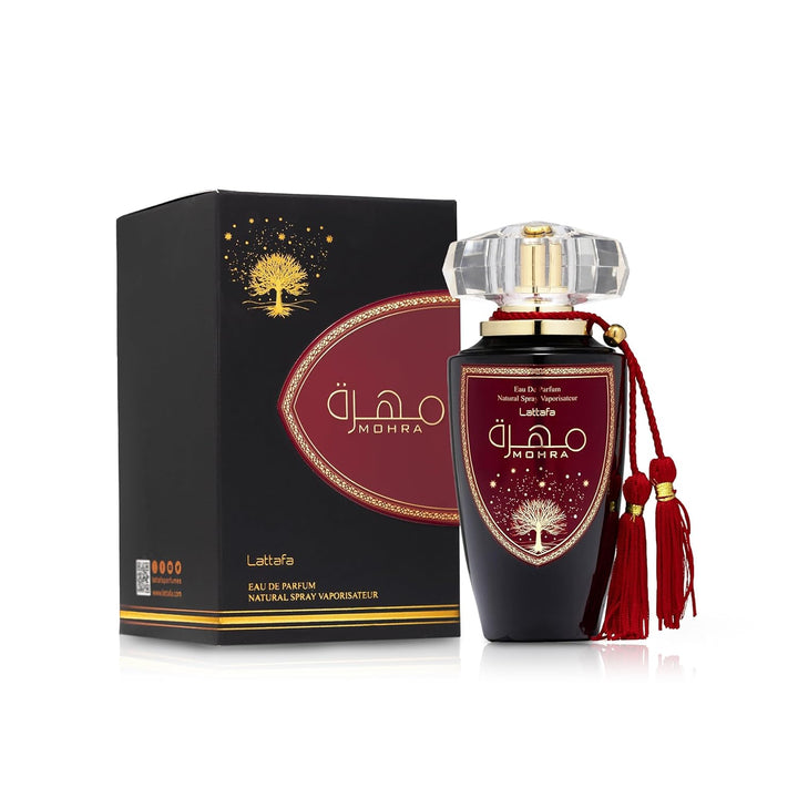 Lattafa Mohra para Unisex Eau de Parfum en Spray, 3.4 onzas \/ 100 ml