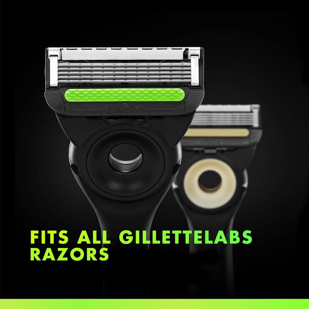 Gillette - Recambios de hoja de afeitar con barra exfoliante para m...
