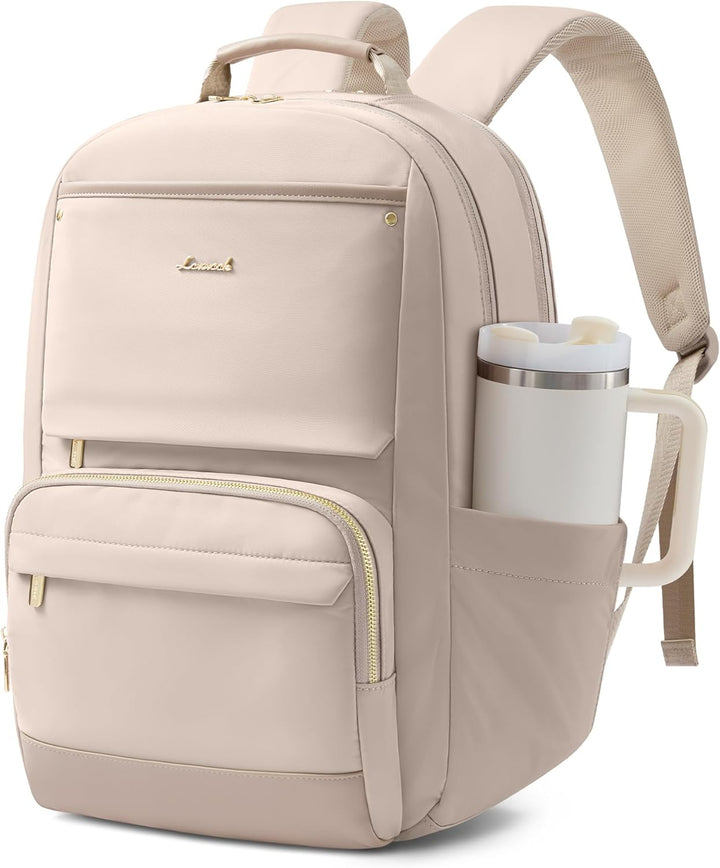 LOVEVOOK Mochila de viaje para mujer, Desnudo\/, 15,6 pulg., Mochil...