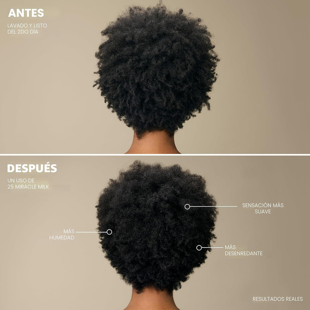 Mizani 25 Benefit Miracle Milk - Acondicionador sin enjuague para c...