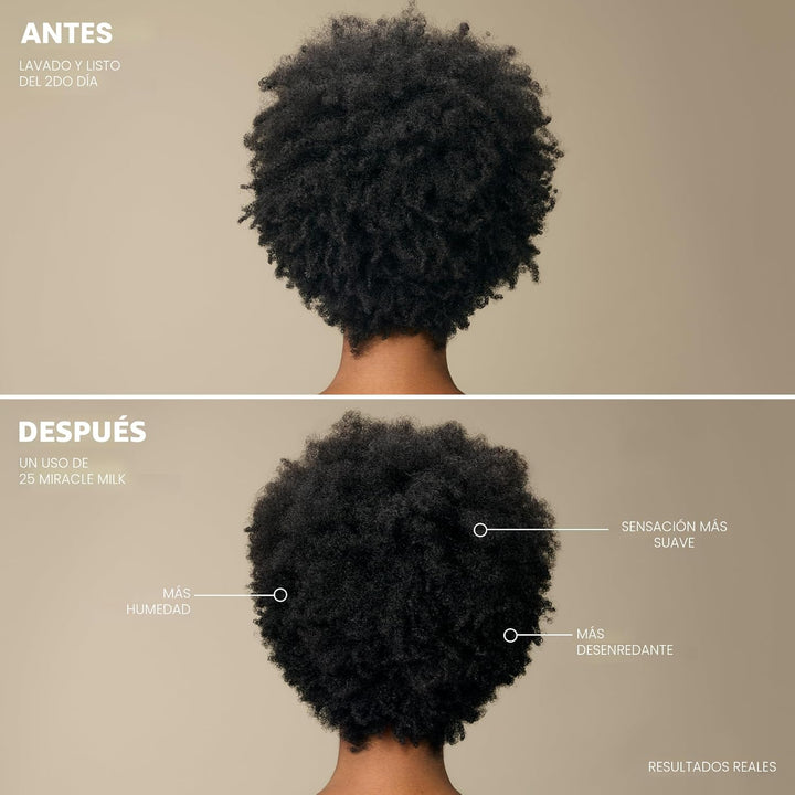 Mizani 25 Benefit Miracle Milk - Acondicionador sin enjuague para c...