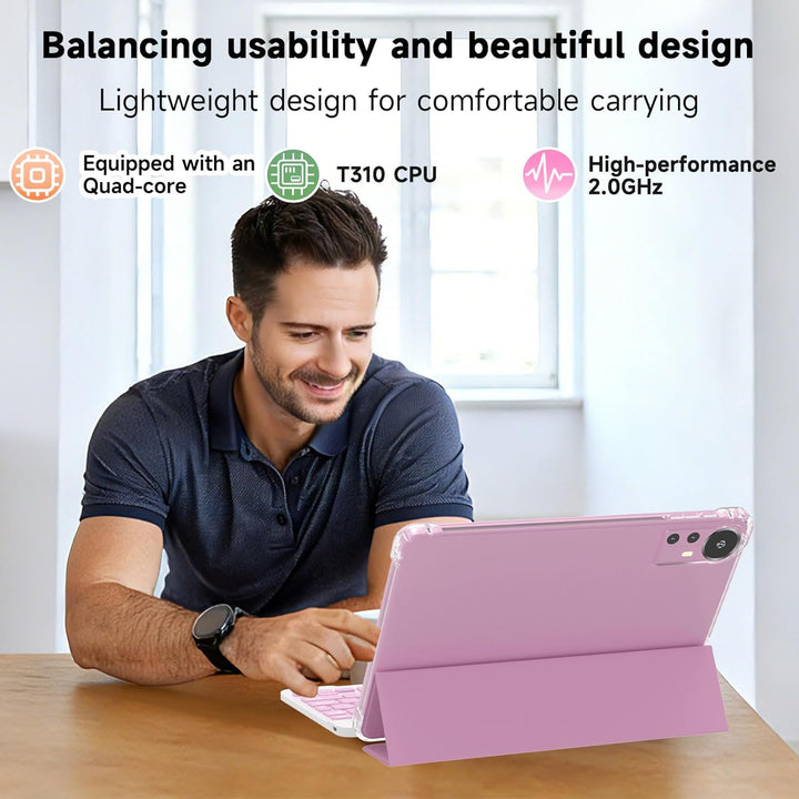 ICONLINK Tableta Android 15 de 10 pulgadas con funda 4+16 GB de RAM...