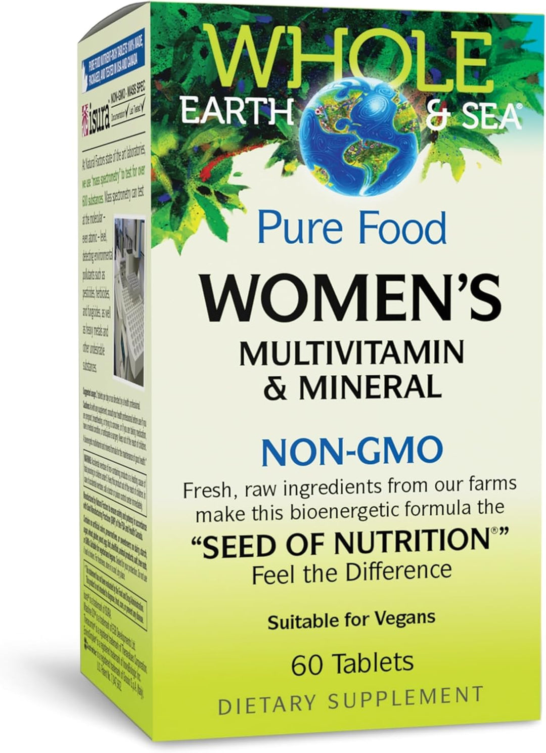 Whole Earth &amp; Sea de Natural Factors, Multivitamínico y mineral...