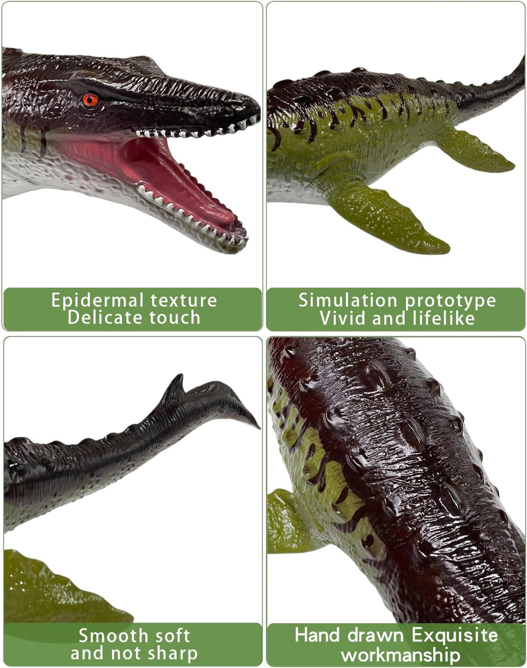 YONGJULE Juguetes grandes de dinosaurios Mosasaurus de 32