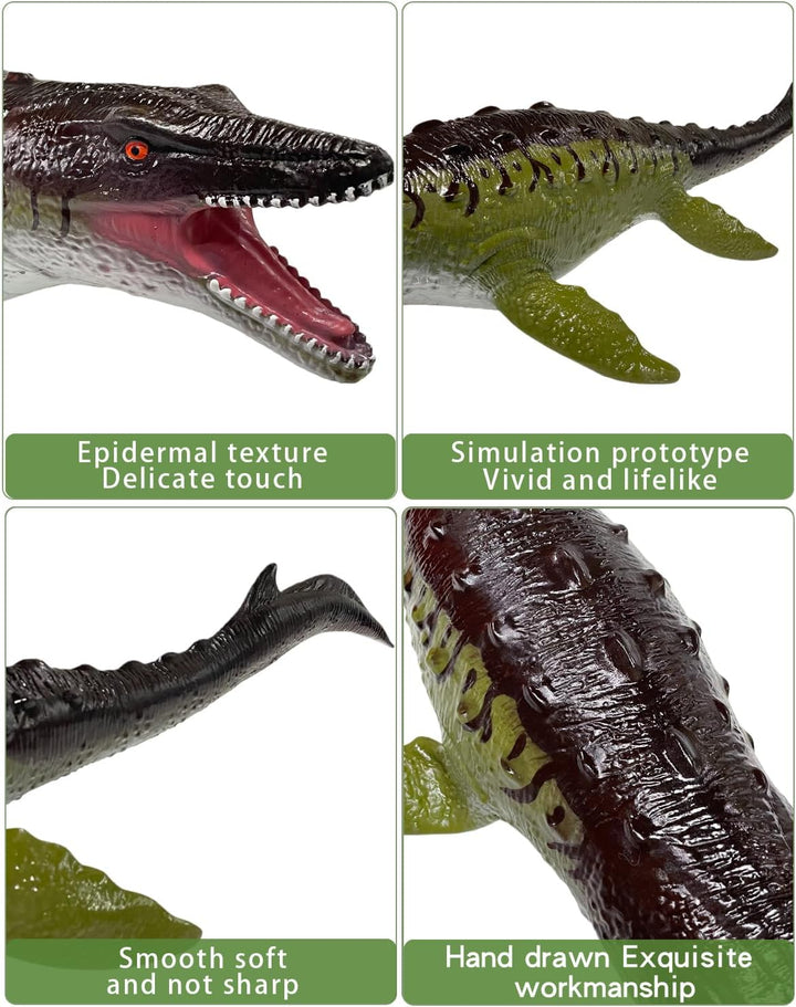 YONGJULE Juguetes grandes de dinosaurios Mosasaurus de 32