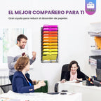 Organizador de archivos de pared de 11 niveles y organizador de archivos