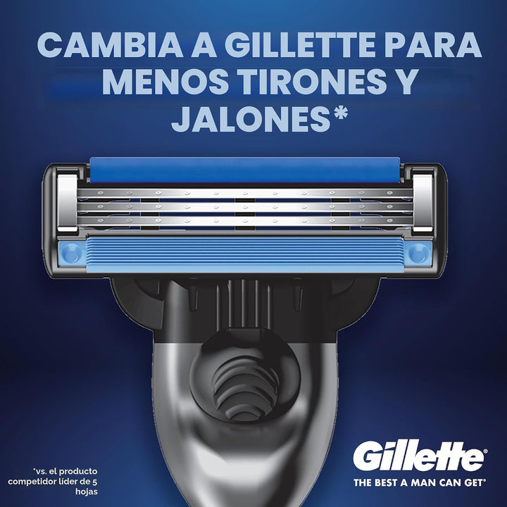 Gillette Mach3 - Repuestos de navaja para hombres, 15 repuestos de...