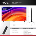 TCL 65 pulgadas serie F7D QLED 4K UHD HDR Smart Fire TV, 65F7D (2026)