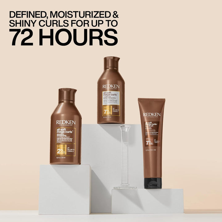 Redken All Soft Mega Curls Hydramelt - Tratamiento sin enjuague par...