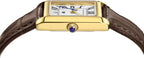PIERRE RICHARDSON PR1092 Reloj para Mujer - Correa de Cuero, Movimiento de Cuarzo Japonés, Resistente al Agua 5ATM, Cristal de Zafiro Resistente a Arañazos
