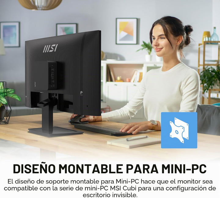 msi PRO MP273 E14A 27 pulgadas IPS 1920 x 1080 (FHD) Monitor de ofi...