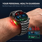 Reloj inteligente, pantalla AMOLED Bluetooth Llamadas Fitness